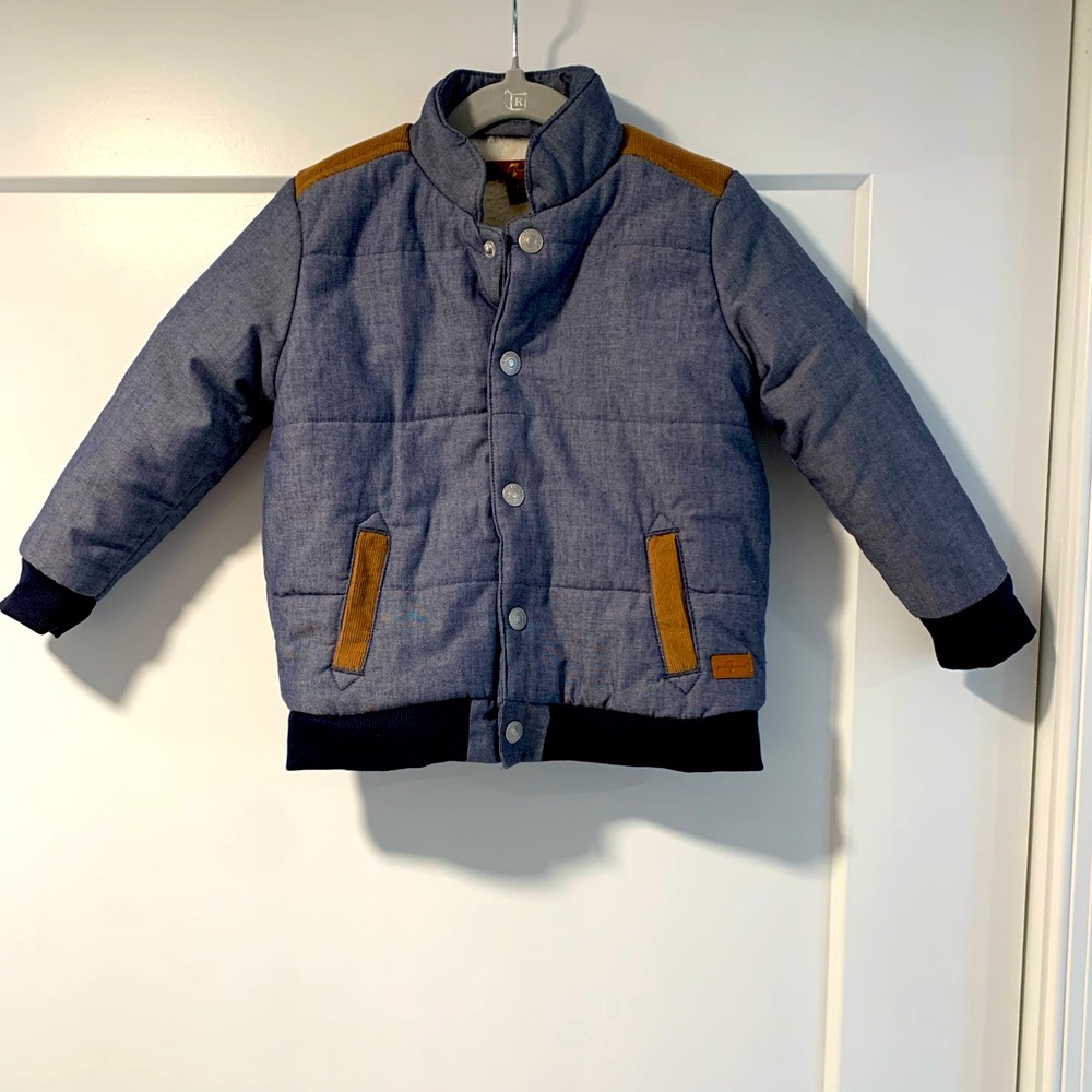7 for all Mankind Sherpa lined Denim Jacket - Toddler
